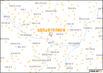 map of (( Donja Trnava ))