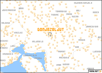 map of Donja Zaljut