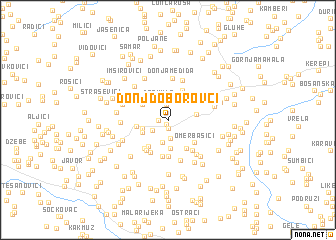 map of Donj Doborovci