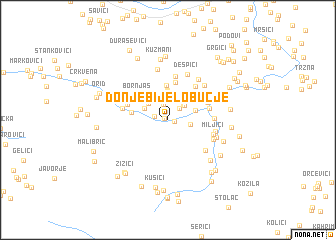 map of Donje Bijelo Bučje