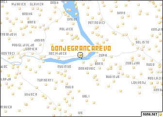 map of Donje Grančarevo