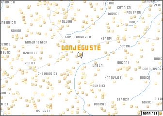 map of Donje Gušte