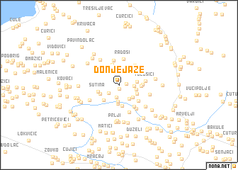 map of Donje Jaže