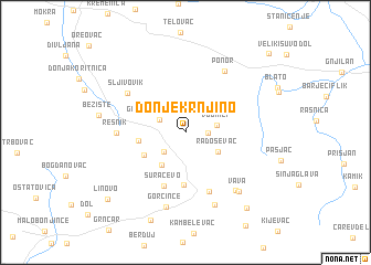 map of Donje Krnjino