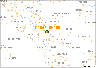 map of Donje Lohovo