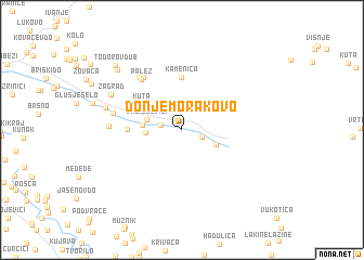 map of Donje Morakovo