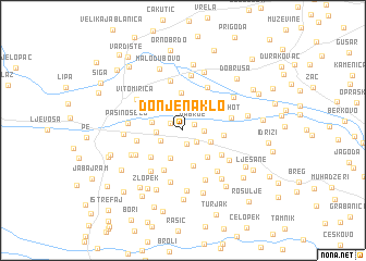 map of Donje Naklo