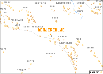 map of Donje Peulje