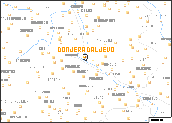 map of (( Donje Radaljevo ))