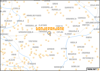 map of Donje Ramjane