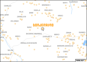 map of Donje Ravno