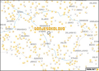 map of Donje Sokolovo