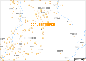 map of Donje Stravče