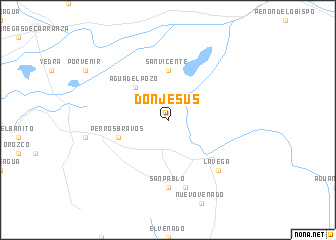 map of Don Jesús