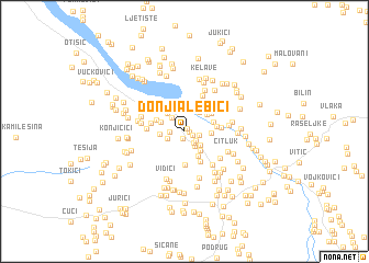 map of Donji Alebići