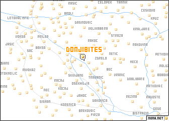 map of Donji Biteš