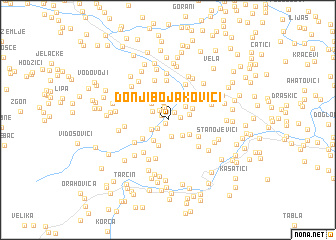 map of Donji Bojakovići