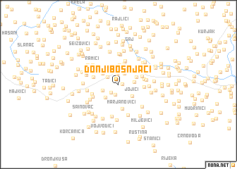 map of Donji Bosnjaci