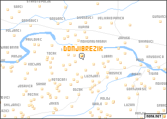 map of Donji Brezik