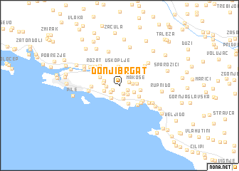 map of Donji Brgat