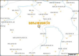 map of Donji Budački