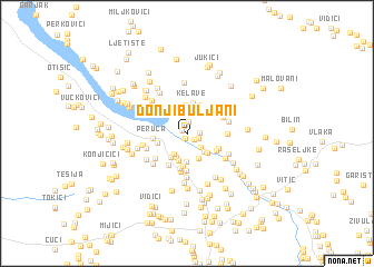 map of Donji Buljani