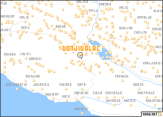 map of Donji Dolac
