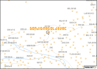 map of (( Donji Dragoljevac ))