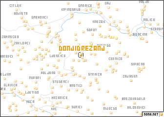 map of Donji Drežanj