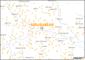 map of Donji Dubovik