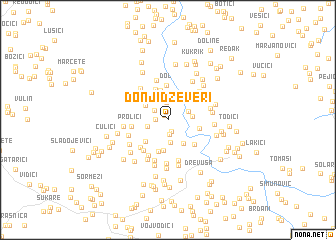map of Donji Dževeri