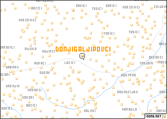 map of Donji Galjipovci