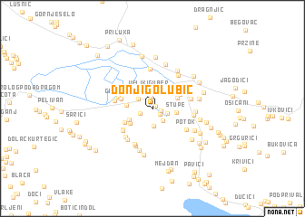 map of Donji Golubić