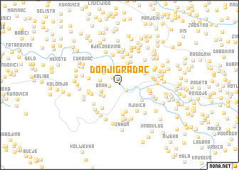 map of Donji Gradac