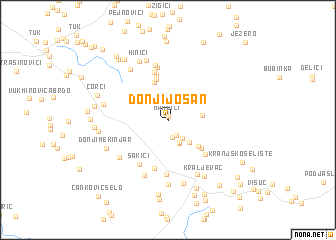 map of Donji Jošan