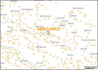 map of Donji Jukići