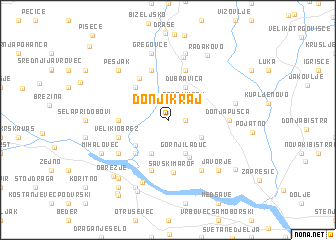 map of Donji Kraj