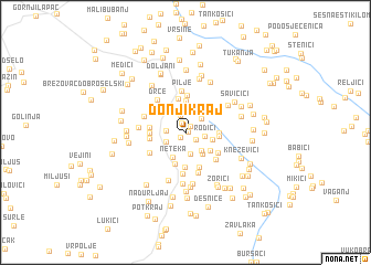 map of Donji Kraj