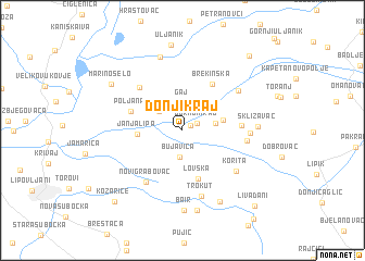 map of Donji Kraj