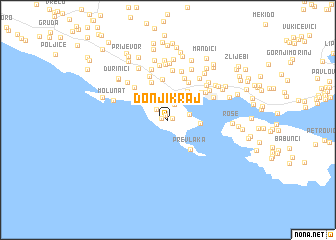 map of  Donji Kraj