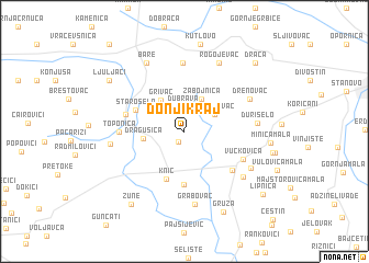 map of Donji Kraj