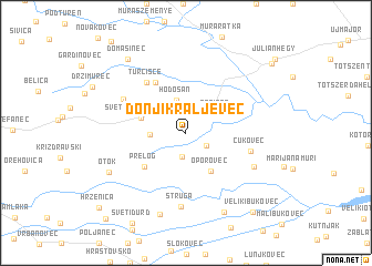 map of Donji Kraljevec