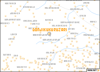 map of Donji Kukuruzari