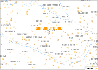 map of Donji Kutovac