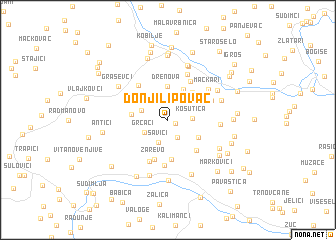 map of Donji Lipovac