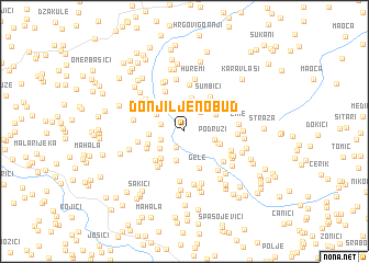 map of Donji Ljenobud