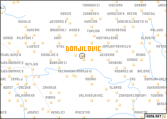 map of Donji Lović