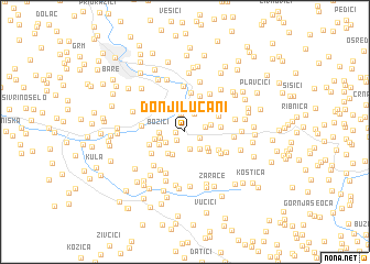 map of Donji Lučani