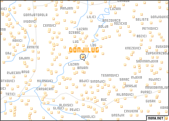 map of Donji Lug