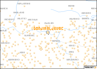 map of Donji Maljevac